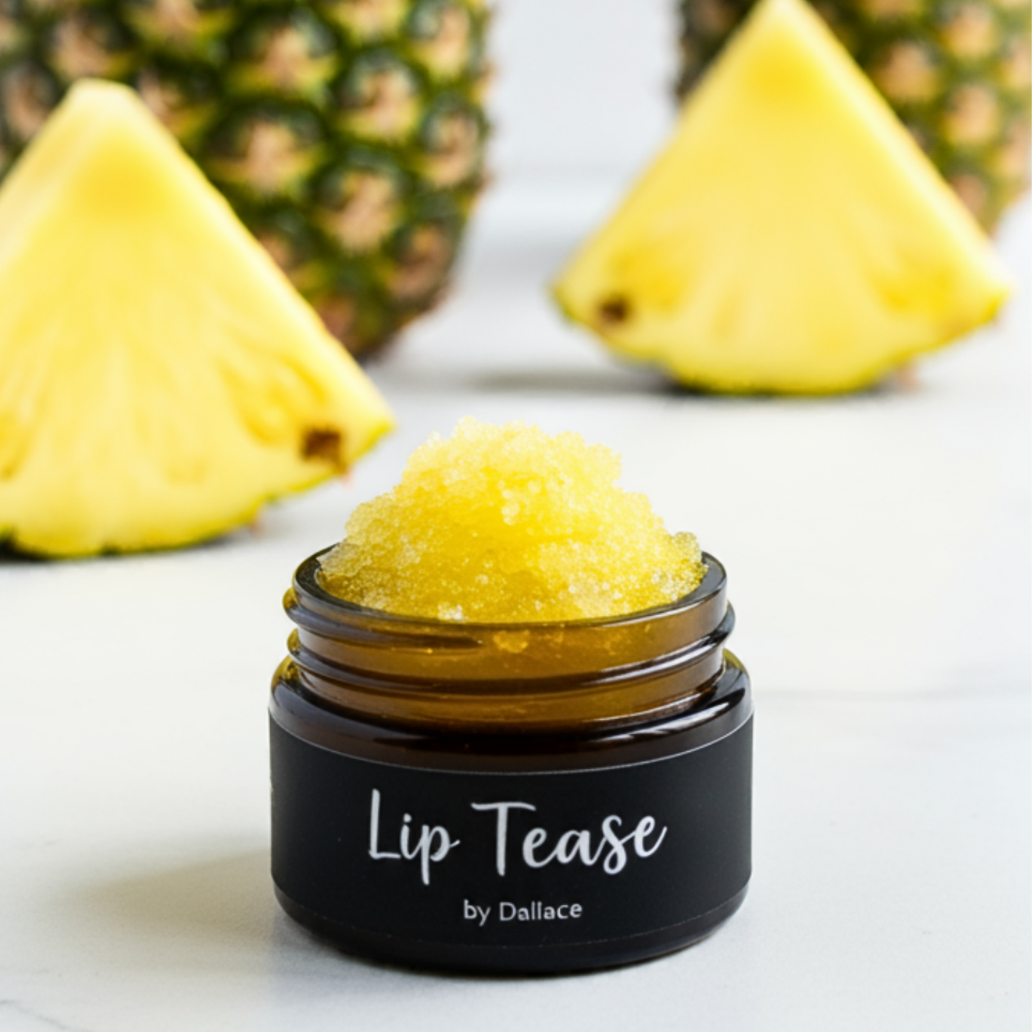 Emulsified Sugar Lip Scrub Lip Scrub Lip Tease by Dallace Pineapple Express 10 ml