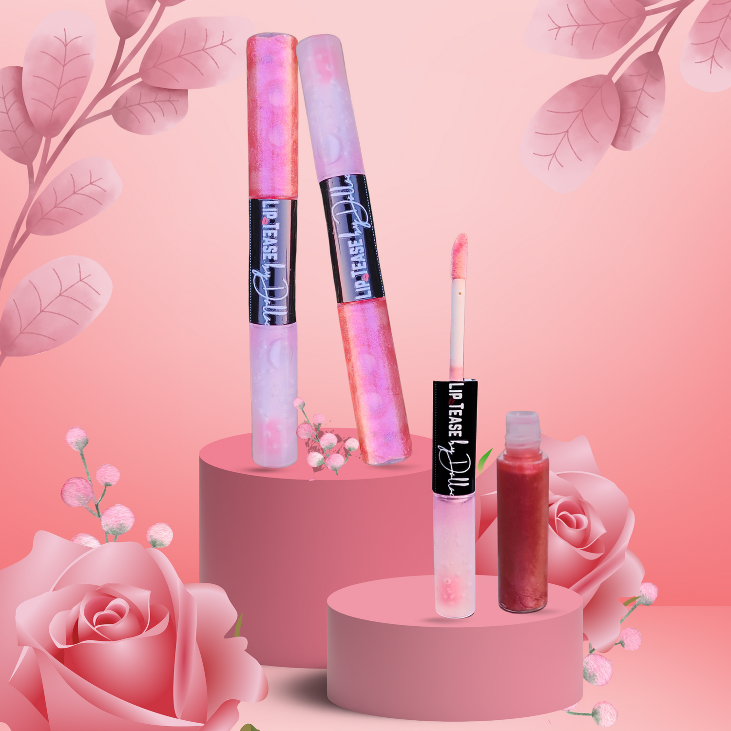Dual Sided Color Changing Gloss Lip Gloss Lip Tease by Dallace
