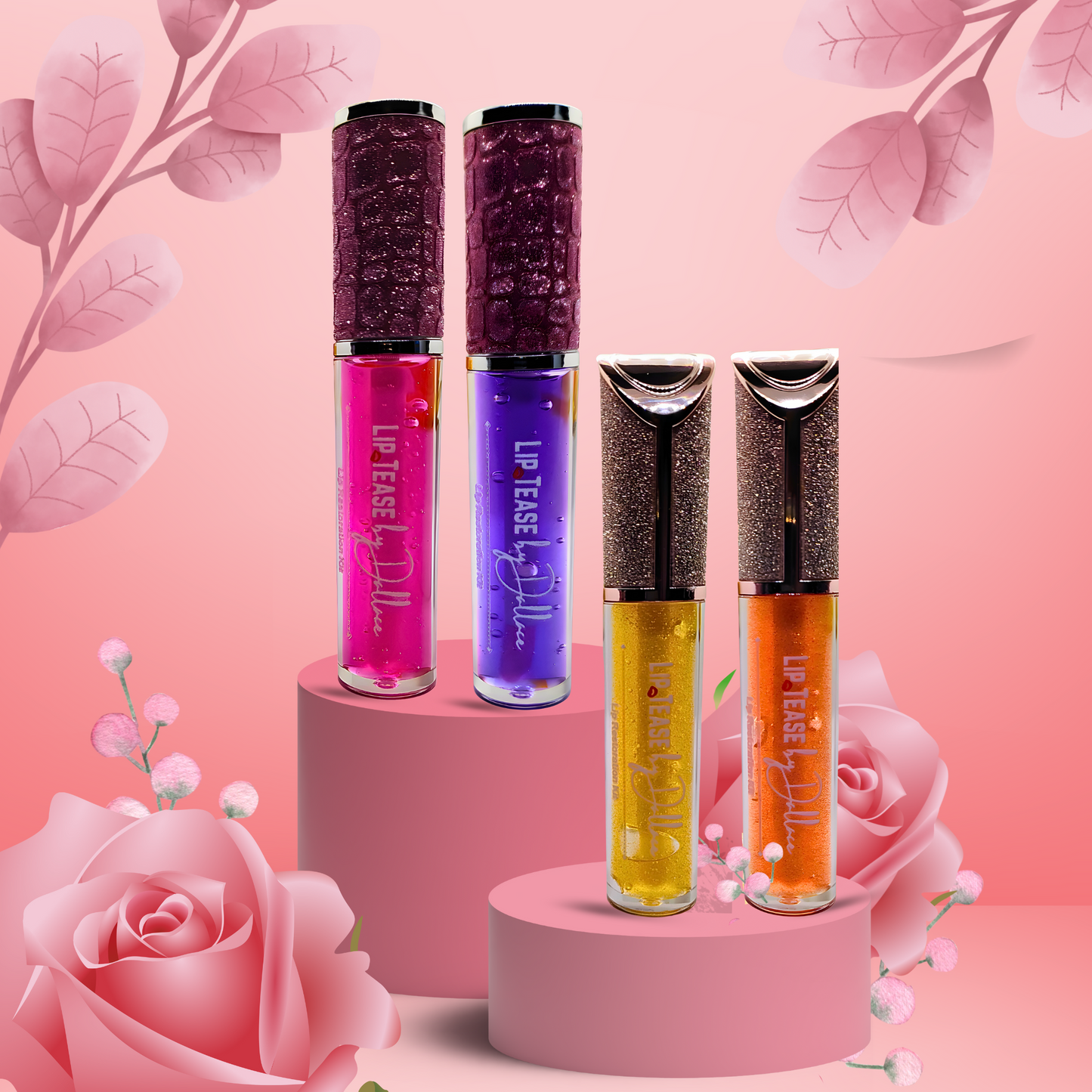 Flavor Lip Jelly Assorted Lip Gloss Lip Tease by Dallace