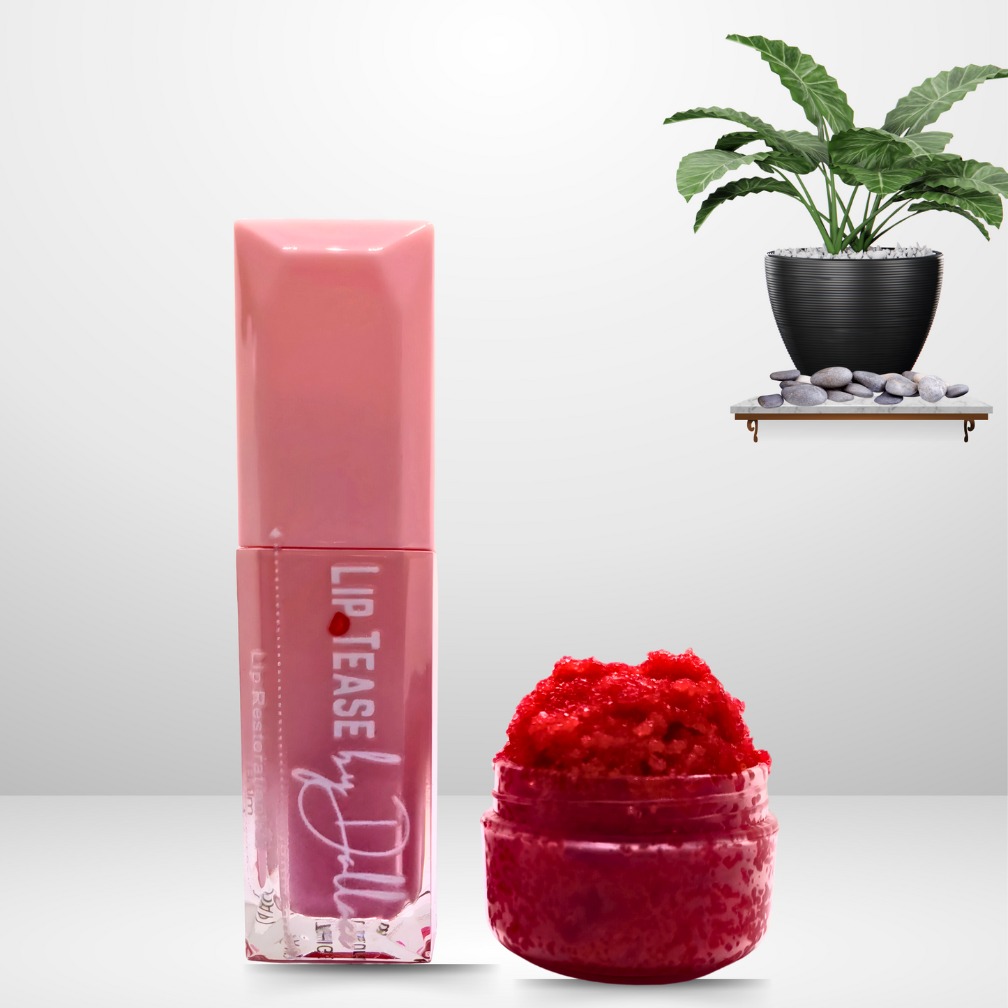 Lip Brightening Sample Kit (Womens) Lip Balms & Treatments Lip Tease by Dallace pink