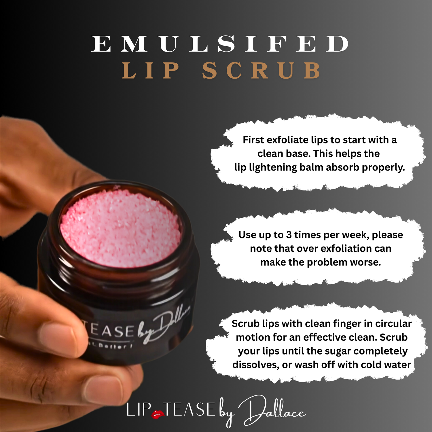 Lip Lightening Balm | For Men | Lip Tease by Dallace Lip Tease by Dallace Lip Lightening Balm | For Men | Lip Tease by Dallace Lip Tease by Dallace