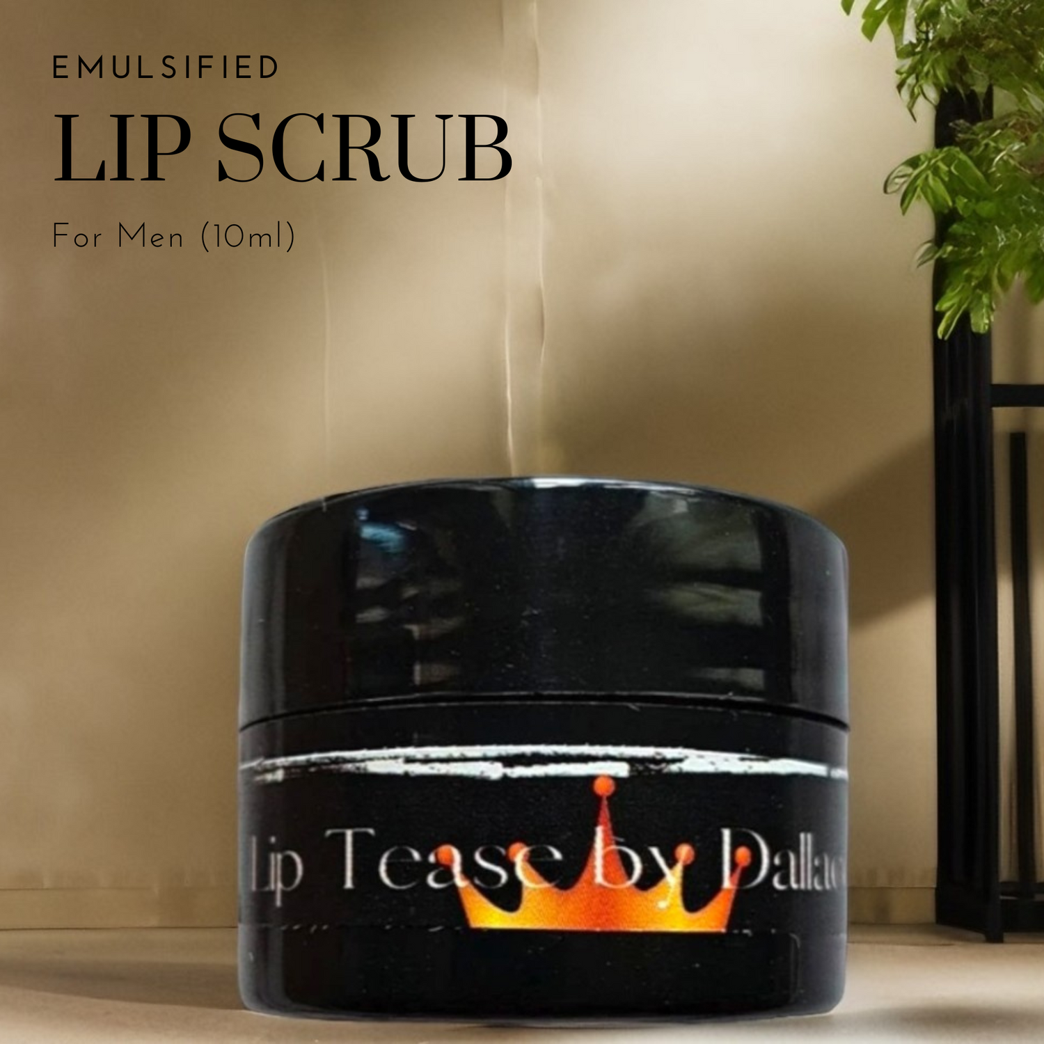 Emulsified Lip Scrub (Mens) Lip Scrub Lip Tease by Dallace Small 10 ml  