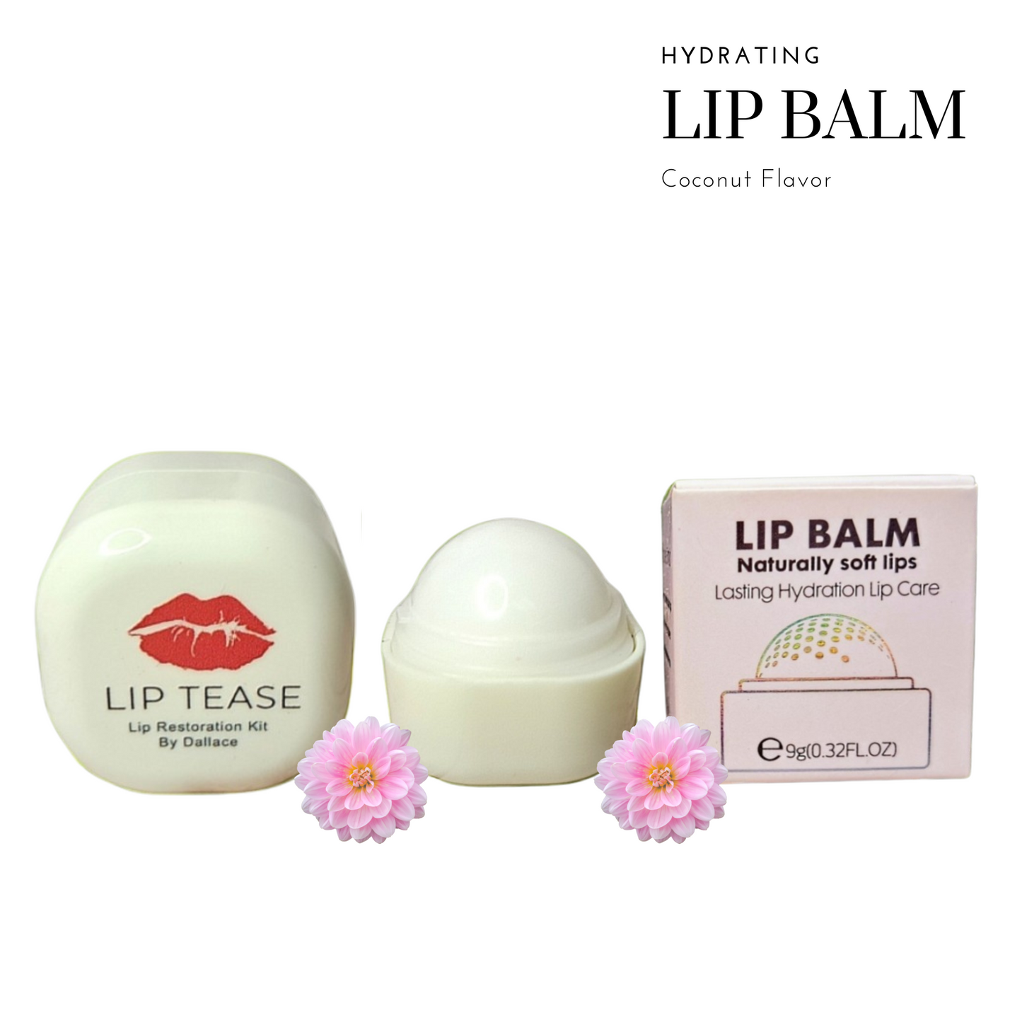 Hydrating Lip Balm (Women) Lip Balms & Treatments Lip Tease by Dallace  Coconut  