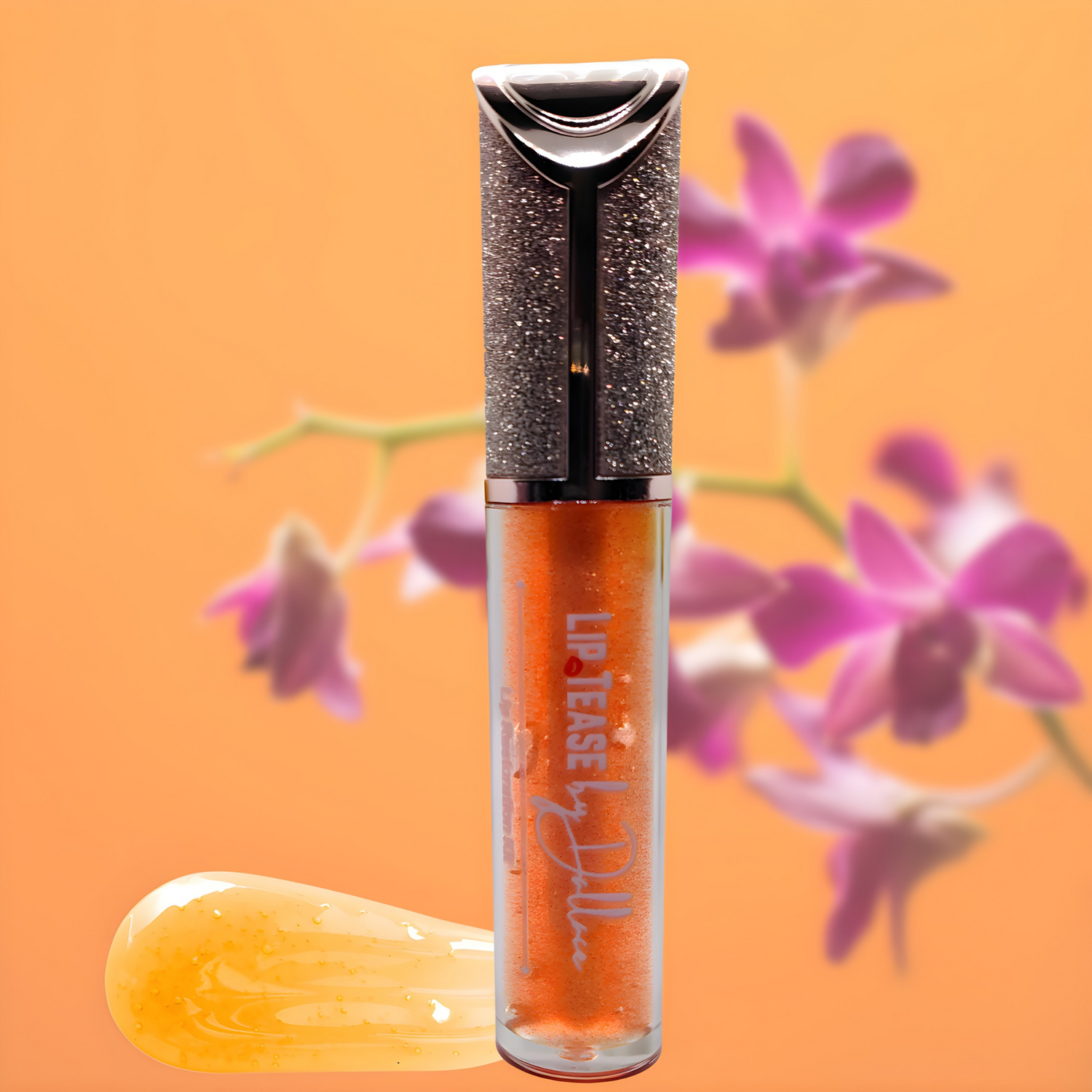 Flavor Lip Jelly Assorted Lip Gloss Lip Tease by Dallace Orange Sherbert  