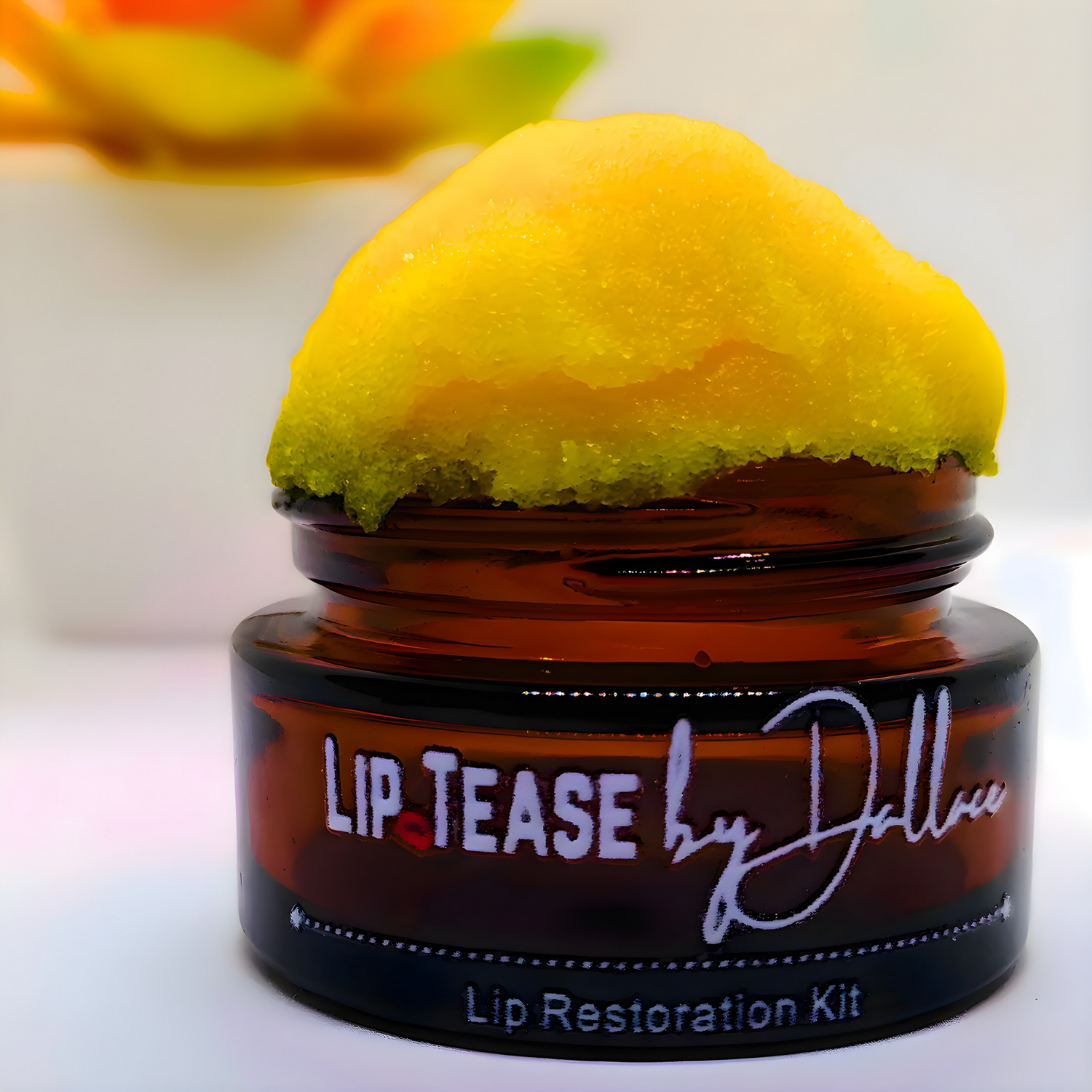 Emulsified Sugar Lip Scrub Lip Scrub Lip Tease by Dallace  Pineapple Express 10 ml 